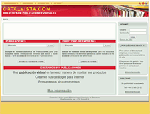 Tablet Screenshot of catalvista.com